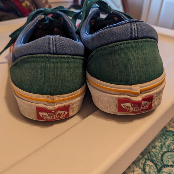 Vans Primary Color Block Canvas Shoe Size 6 Men's or 7.5 Women's - Picture 4 of 6